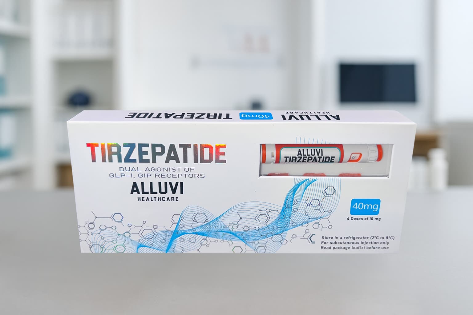 tirzepatide 40mg (r&d only) Tirzepatide 40mg peptide vial for laboratory research